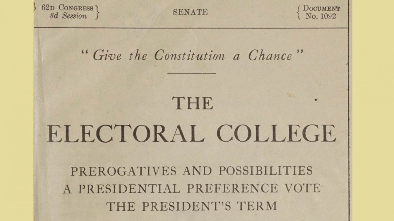 Understanding The Electoral College Landmark Legal Foundation