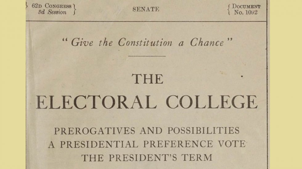 Understanding The Electoral College - Landmark Legal Foundation