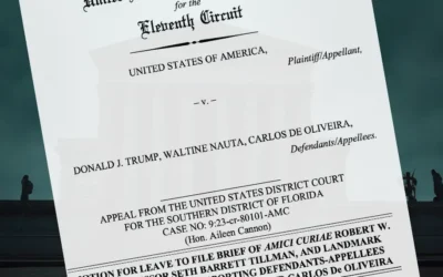 Landmark, Former Independent Counsel Ray, and Professors Blackman and Tillman File Amicus Brief in Special Counsel Appeal